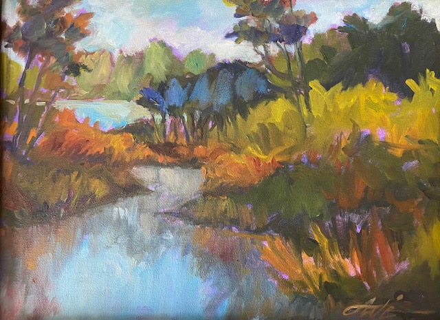 Channel into the Lake